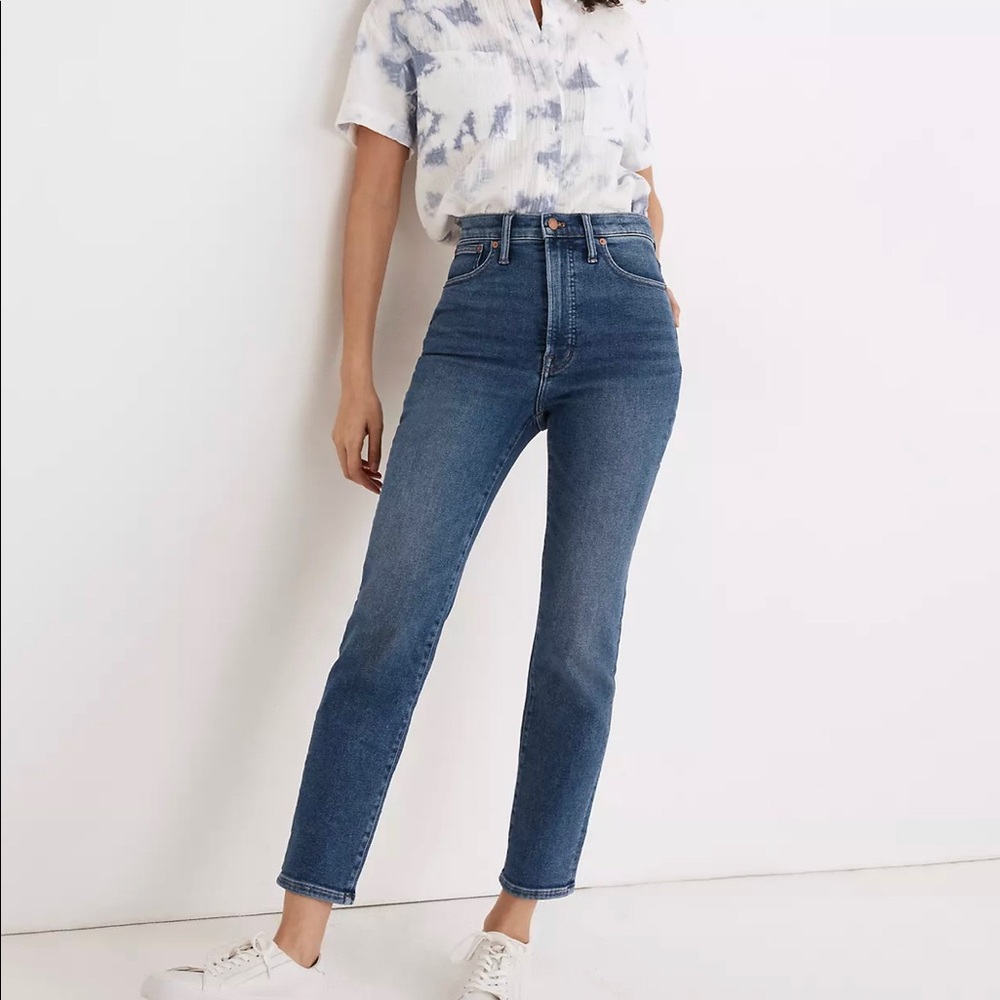 SLIM- STRAIGHT HIGH RISE❣️NWT MADEWELL JEANS